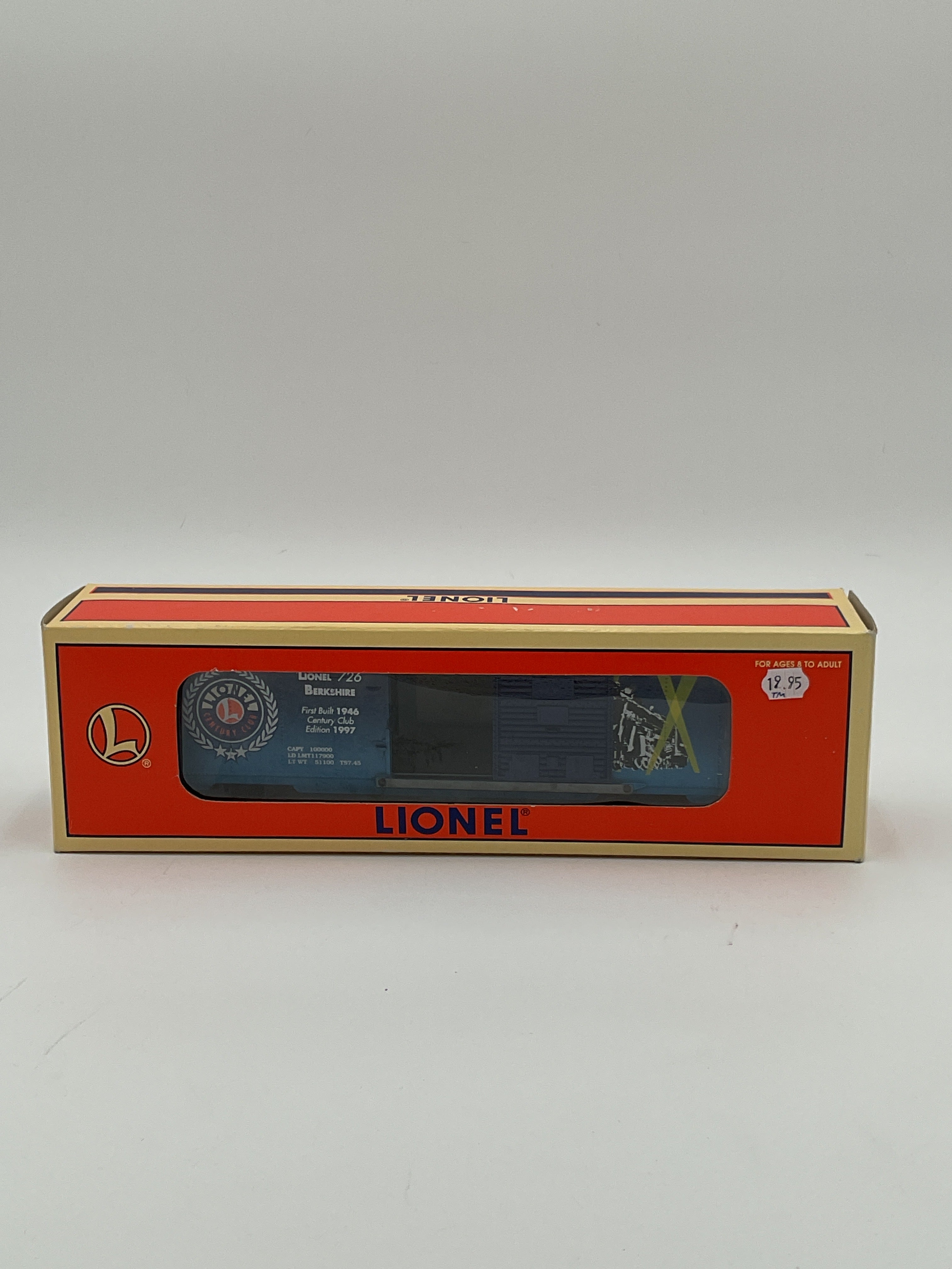 Lionel O 29226 ‘97 Berkshire 726 Century Club Boxcar