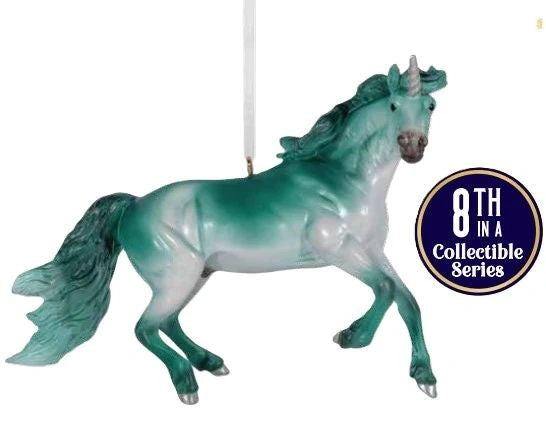 Breyer 10228 Holiday Unicorn Ornament Mustang 2025