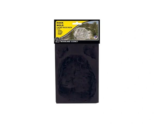 WDS 1235 Laced Face Rock Mold 5" x 7"