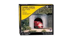 WDS 1266 Concrete Single Tunnel Portal O Scale, 1 Portal
