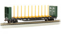 Bachmann HO 12902 Canadian National Center Beam Flat Car with Bulkheads