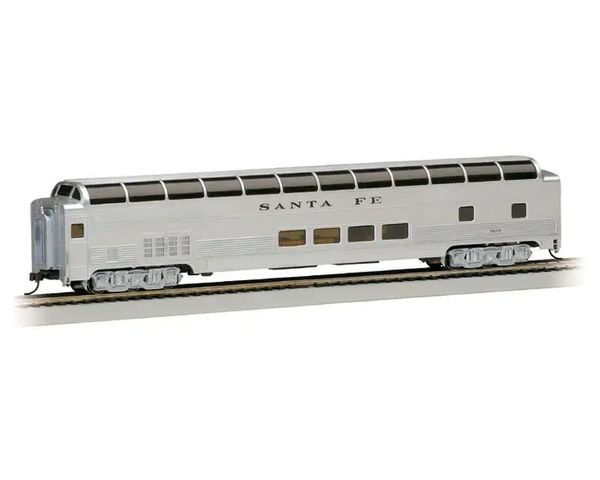 Bachmann 13002 Santa Fe 85' Full Dome Passenger Car with Lights