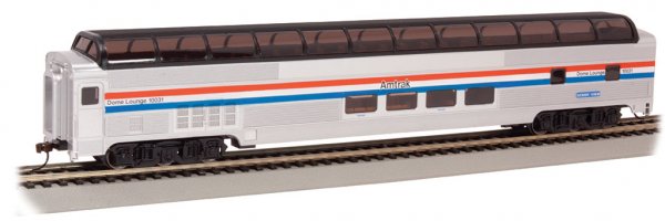 Bachmann HO 13004 Amtrak 85' Full Dome Passenger Car with Lighted Interior