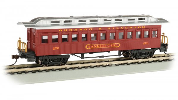 Bachmann HO 13409 Durango & Silverton (1860-1890 Era) Coach Car