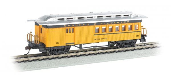 Bachmann HO 13504 Durango & Silverton (1860-1880 Era) Passenger Combine Car