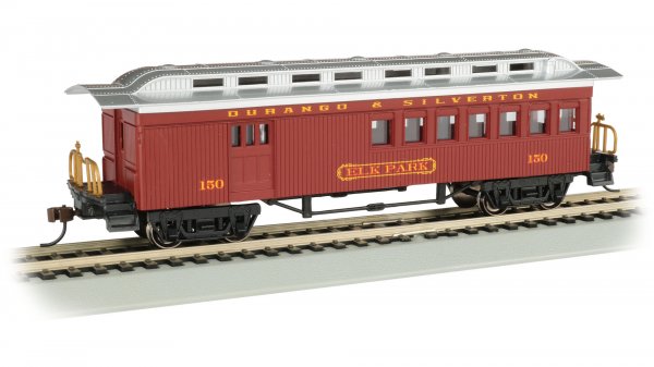 Bachmann HO 13507 Durango & Silverton (1860-1880 Era) Combine Passenger Car