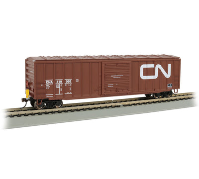 Bachmann HO 14903 Canadian National 50' Outside Braced Box Car with Flashing End of Train Device (ETD)