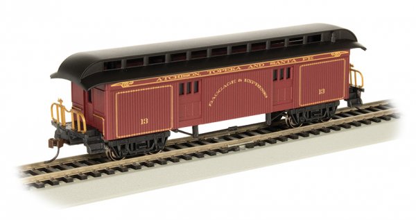 Bachmann HO 15304 Santa Fe Old Time Baggage Car