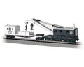 Bachmann 16102 Santa Fe 250 Ton Crane Car and Boom Car
