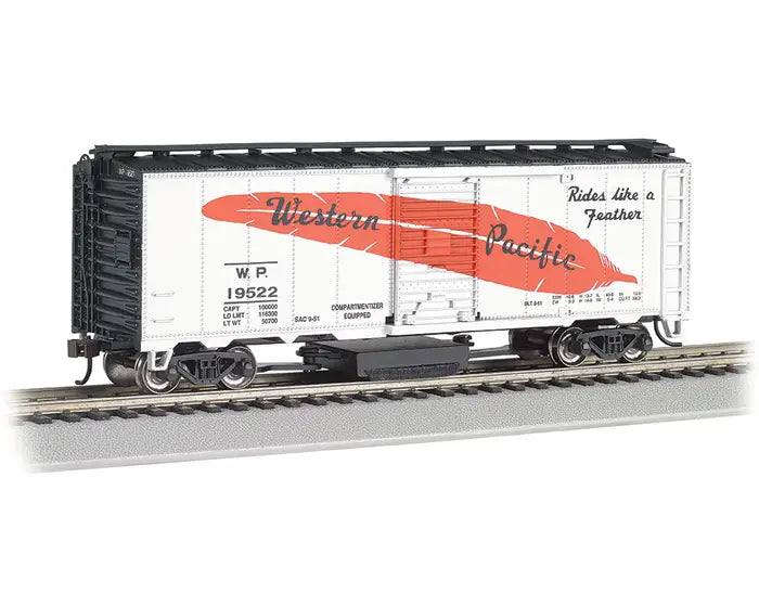 Bachmann HO 16322 Western Pacific Track Cleaning 40' Box Car