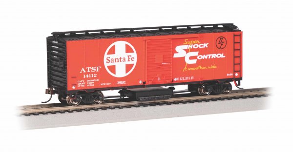Bachmann HO 16324 Santa Fe Track Cleaning 40' Box Car