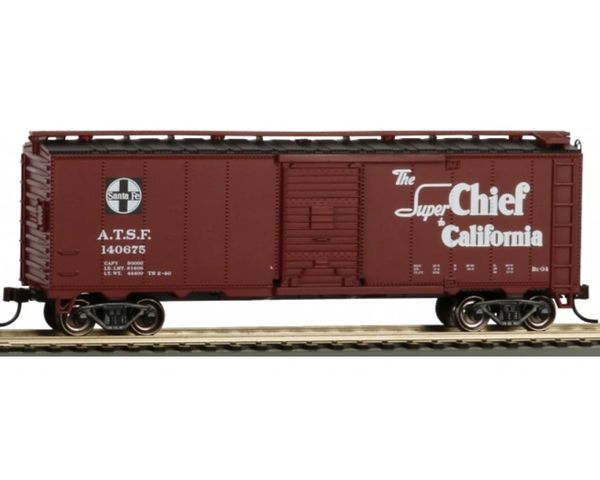 Bachmann 16501 Santa Fe Super Chief 40' Map Box Car