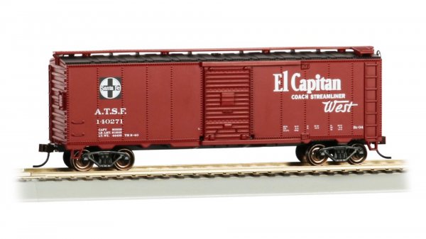 Bachmann 16506 Santa Fe El Capitan 40' Map Box Car