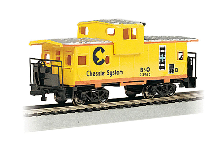Bachmann HO 17709 Chessie 36' Wide Vision Caboose