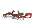 WDS 1842 Chestnut Horses (6) (HO SCALE)