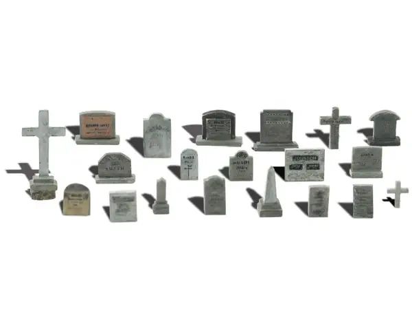 WDS 1856 Tomb Stones (HO SCALE)
