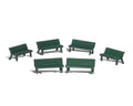 WDS 1879 Park Benches (HO SCALE)