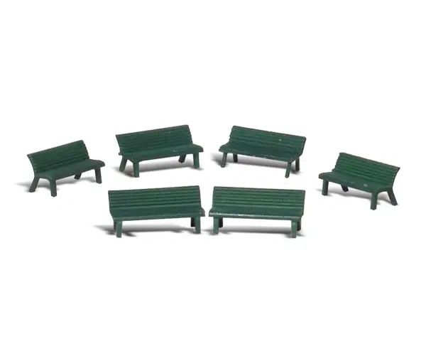 WDS 1879 Park Benches (HO SCALE)