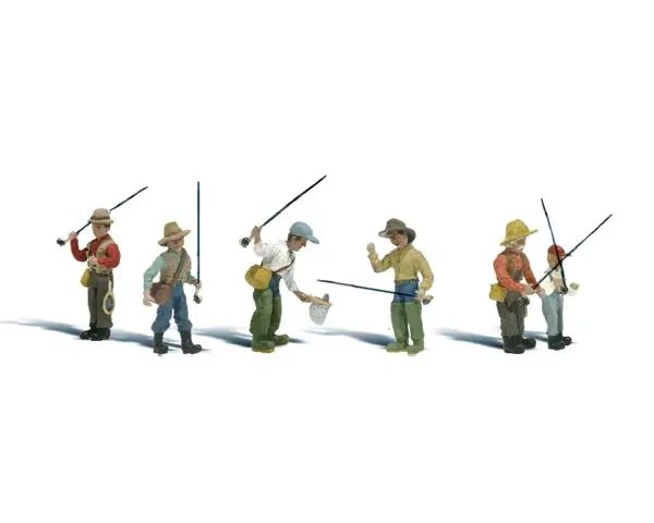WDS 1910 Fly Fishermen (HO Scale)