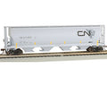 Bachmann 19145 CN North American Logo 56' 4 Bay Cylindrical Hopper