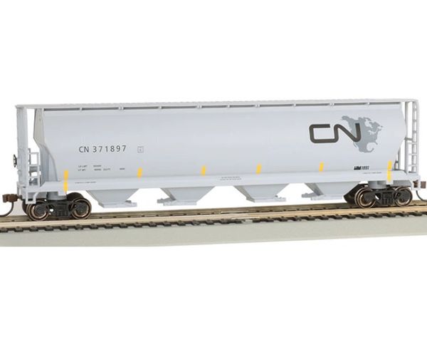 Bachmann 19145 CN North American Logo 56' 4 Bay Cylindrical Hopper