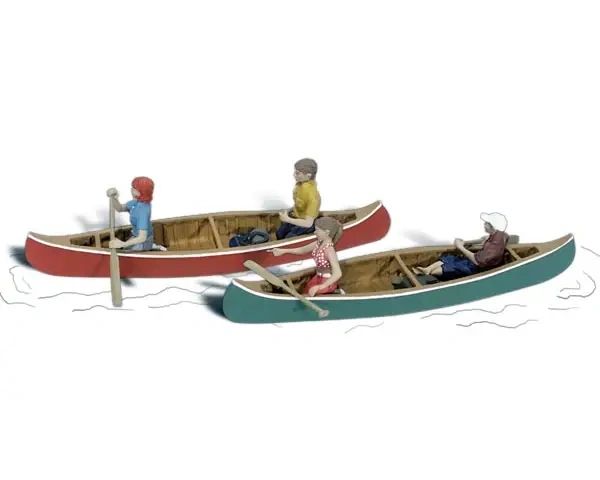 WDS 1918 Canoers (HO Scale)