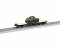 Lionel 1926702 Boston & Maine 40' Flatcar with Sherman Tank #33745