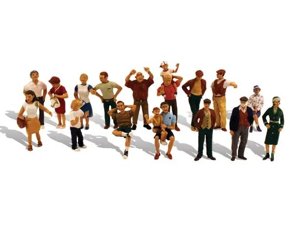 WDS 1958 People 16 Figures (HO Scale)