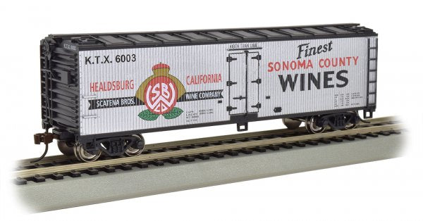 Bachmann HO 19808 Sonoma County Wines 40' Wood Reefer