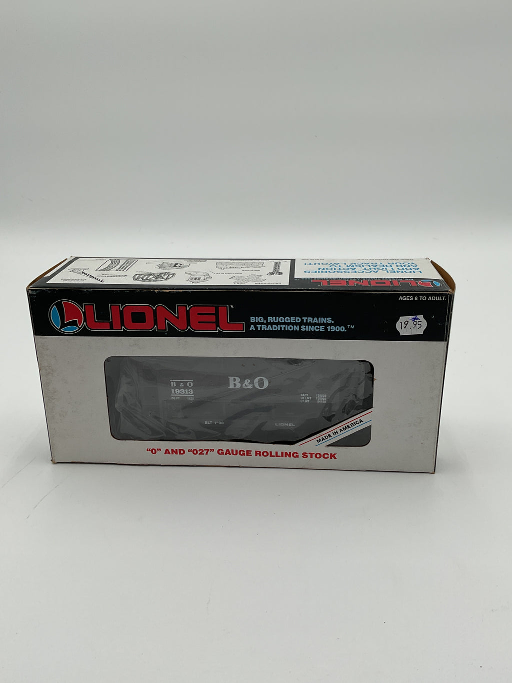 Lionel O 19313 B & O Car With Ore Load