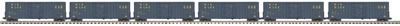 MTH 20-90196 CSX 6 Car 50' High Cube Box Car Set