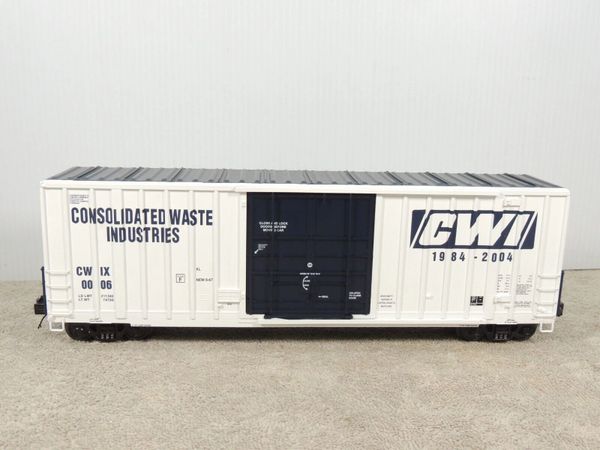 MTH 20-90227 Consolidated Waste 6 Car 50' High Cube Box Car Set
