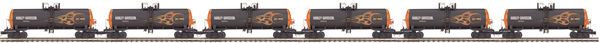 MTH 20-90229 Harley Davidson 6 Car Tank Car Set