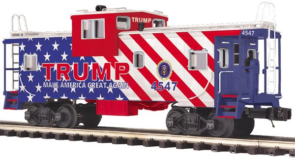 MTH 20-91837 Donald J Trump Extended Vision Caboose