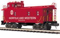 MTH 20-91869 Norfolk & Western Steel Caboose