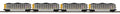 MTH 20-92446 Union Pacific 4 Car Coalporter Hopper Car Set (Plated)