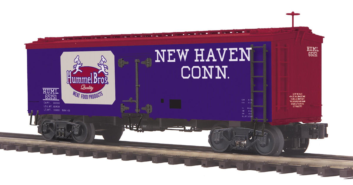 MTH 20-94414 Hummel Brothers (#65151) 36' Woodsided Reefer Car