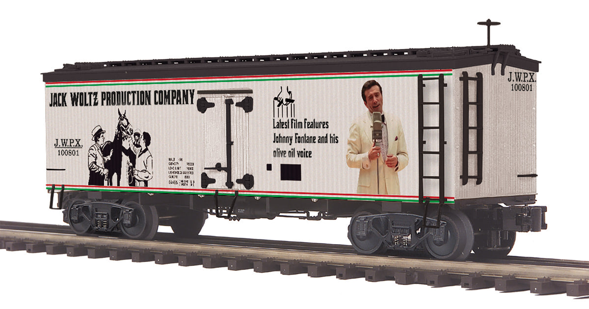 MTH 20-94803 Jack Woltz Production Company 36' Woodsided Reefer Car
