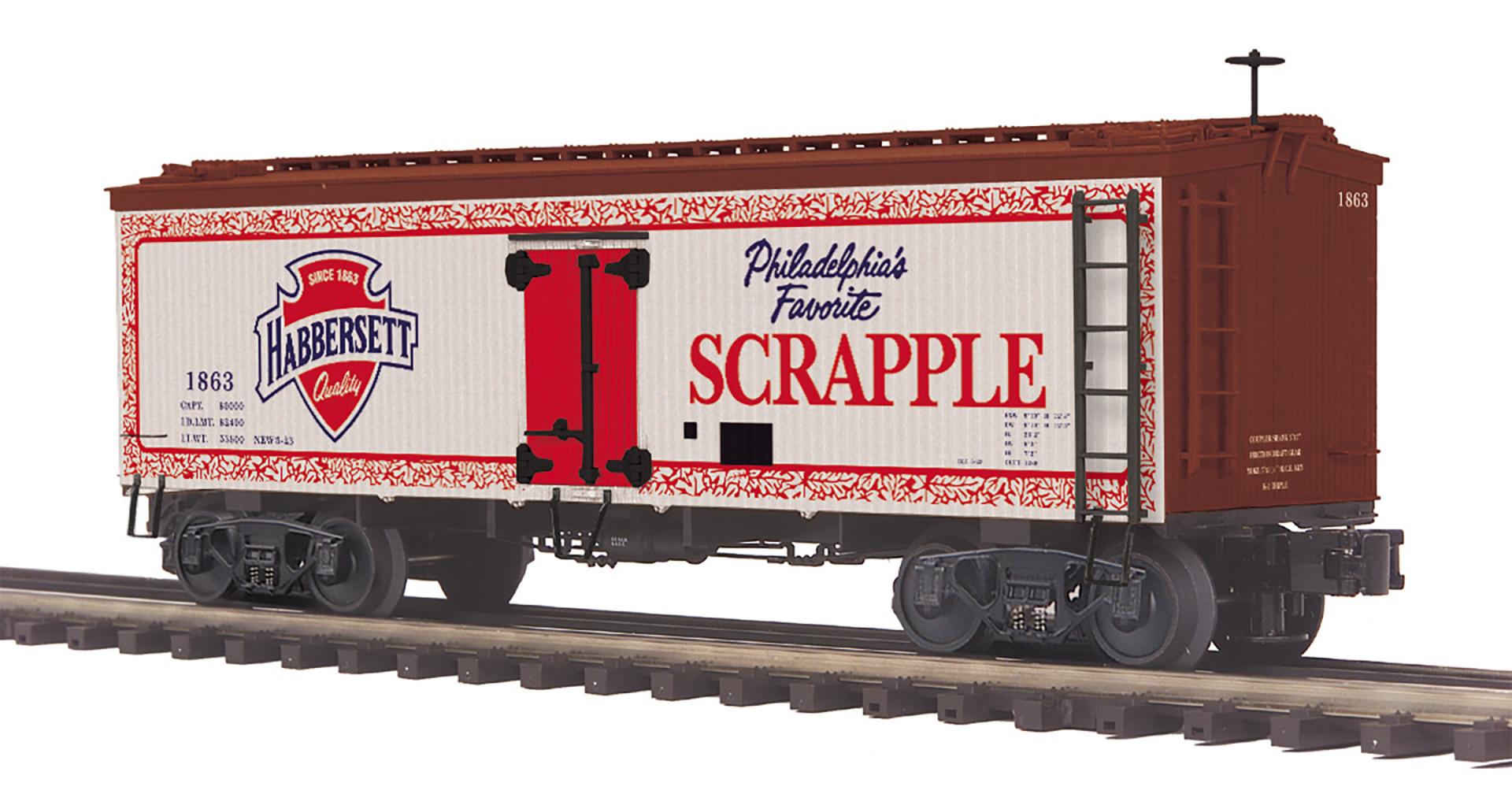 MTH 20-94834 Habbersett Scrapple 36' Woodsided Reefer Car