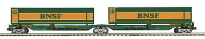 MTH 20-95046 2 Car Spine Set with 48' Trailers