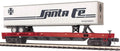 MTH 20-95704 Santa Fe Flat Car with 48' Trailer