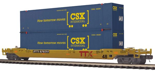 MTH 20-95781 CSX Husky Stack Car