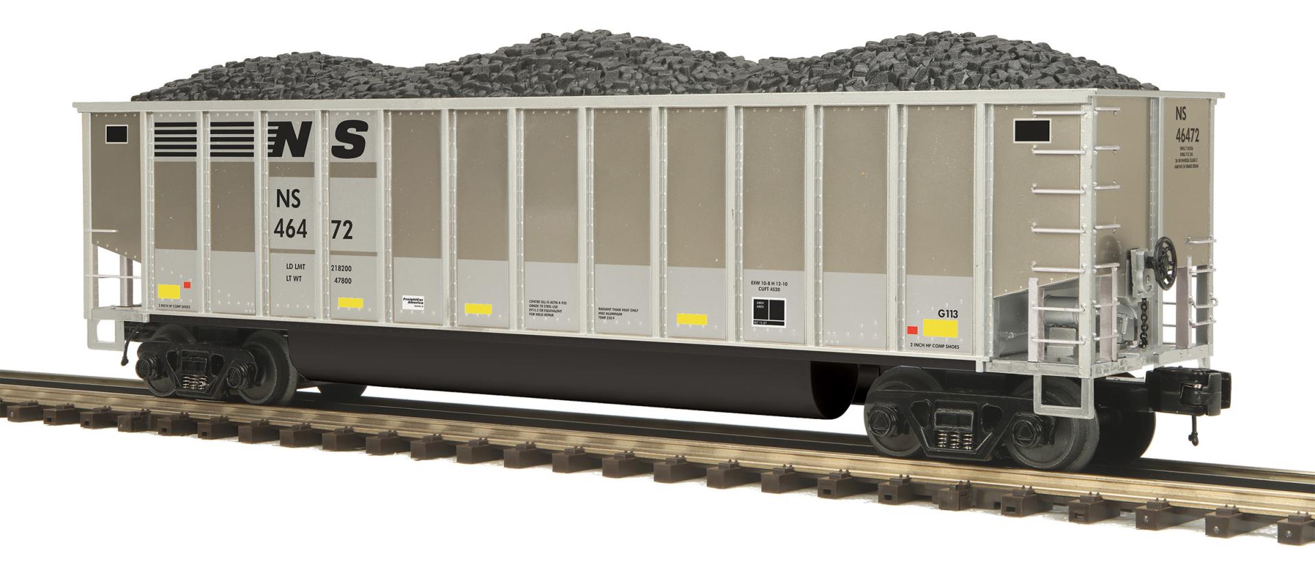 MTH 20-95806 Norfolk Southern Coalporter Hopper Car (Plated)