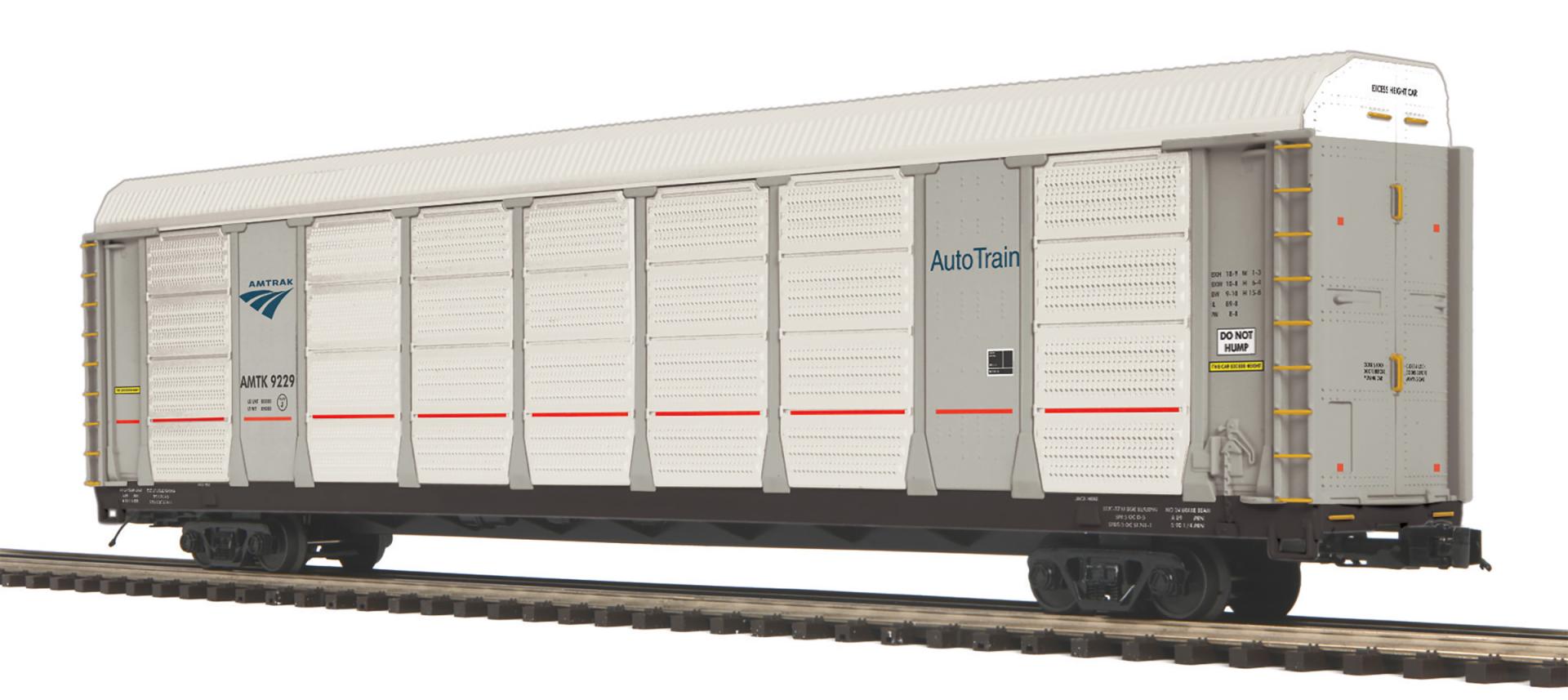 MTH 20-95816 Amtrak Corrugated Auto Carrier