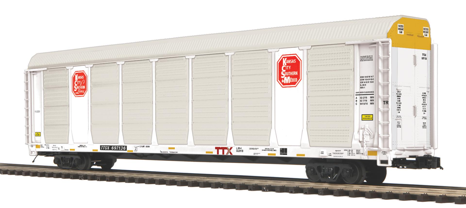 MTH 20-95820 Kansas City Southern Corrugated Auto Carrier