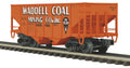 MTH 20-97200 Waddell Coal (MTHRRC-2007) 2-Bay Fish Belly Hopper Car w/Coal