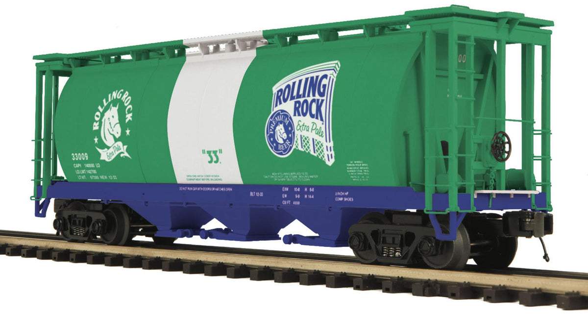 MTH 20-97683 Rolling Rock (#33009) 3-Bay Cylindrical Hopper