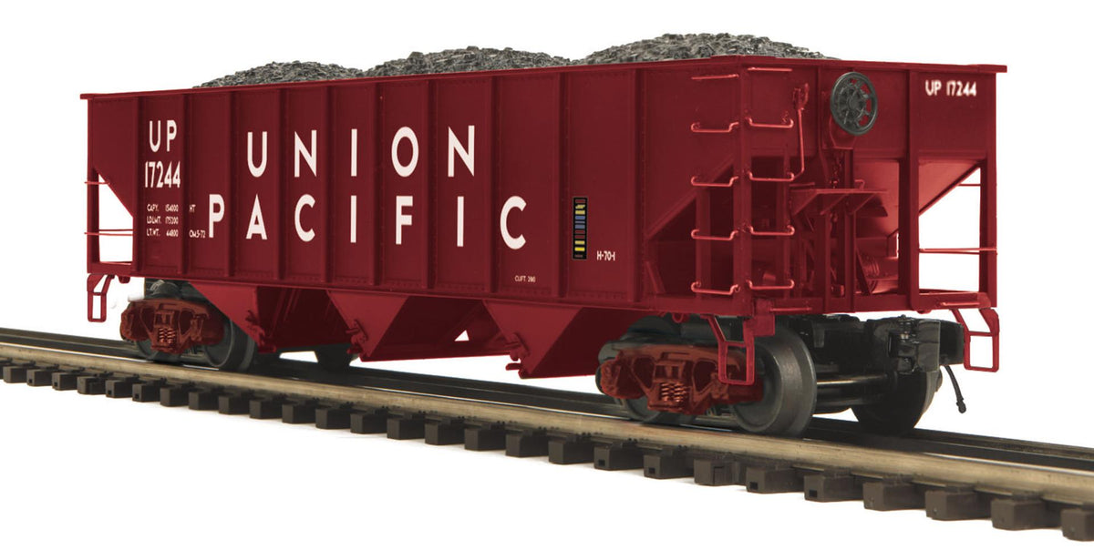 MTH 20-97704 Union Pacific (#17181) 70-ton 3-Bay Hopper Car w/ Car Load