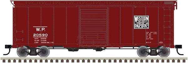 Atlas HO 20004258 Western Pacific 40' Box Car