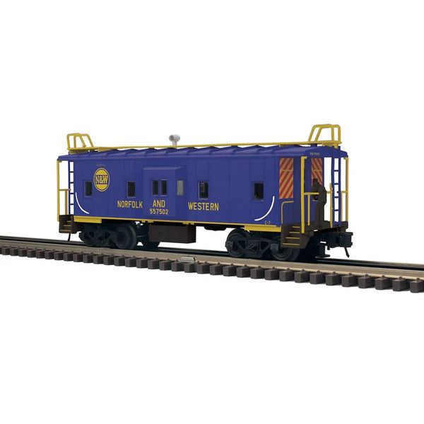 Atlas O 2001231 Norfolk & Western Trainman Bay Window Caboose with Lighted Interior